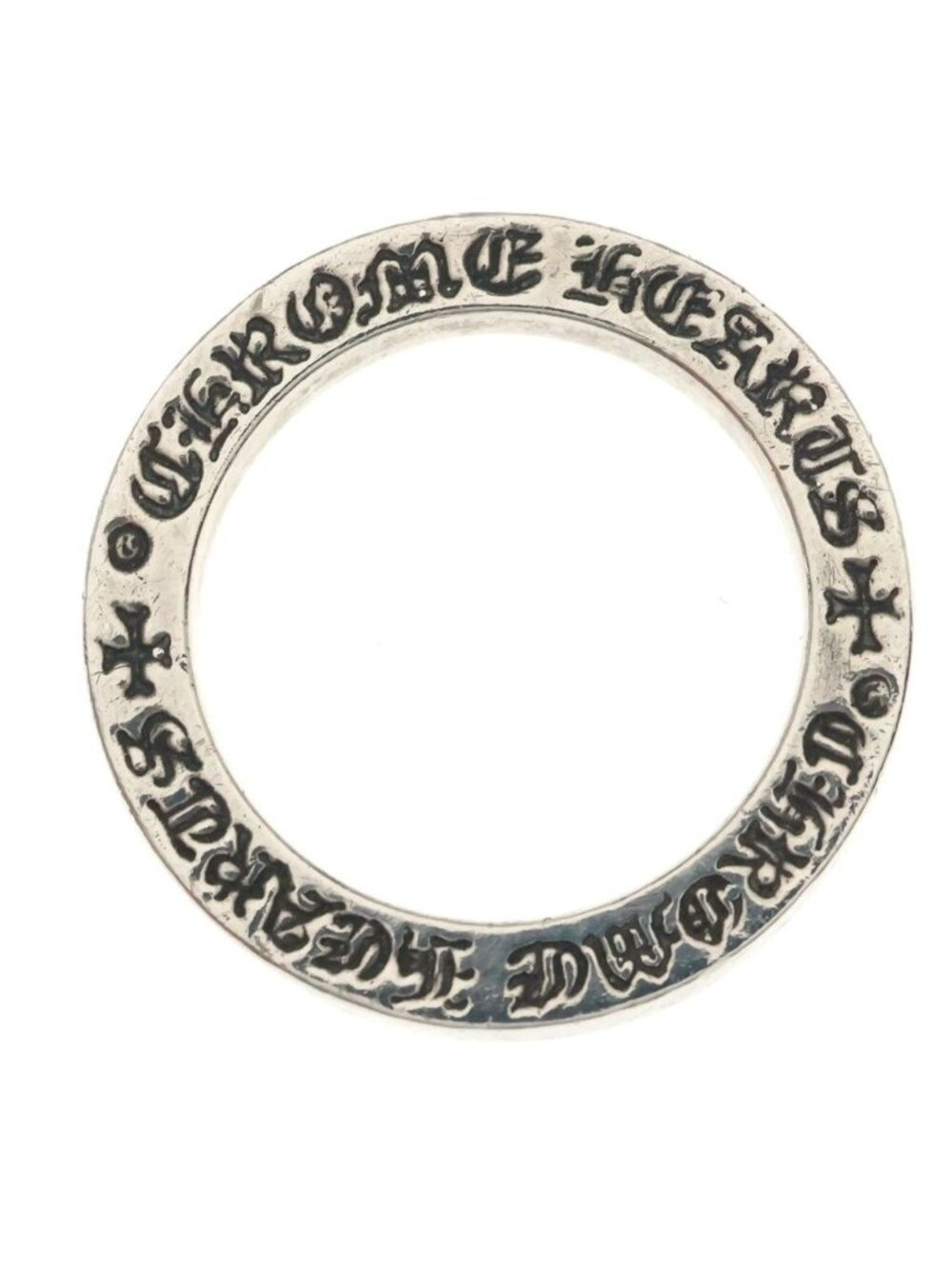 Chrome Hearts Spacer Pln Plain Ring Silver